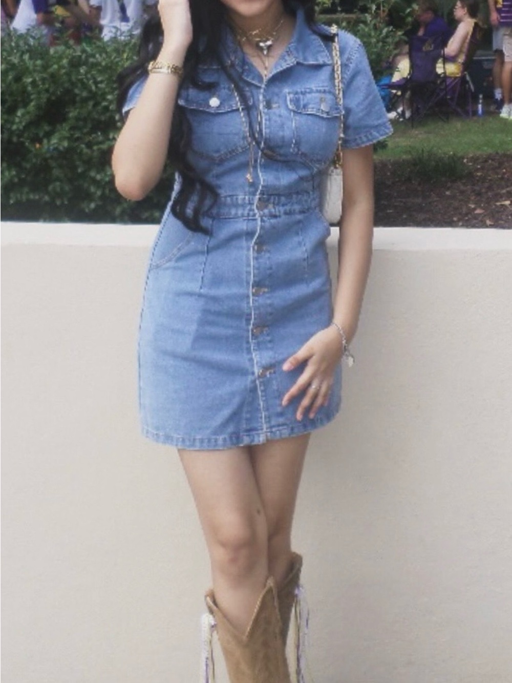 Denim Mini Dress